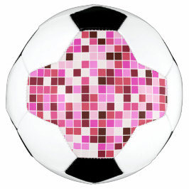 Bola De Futebol Azulejos de Piscina, Azulejos Mosaico Rosa, Padrão