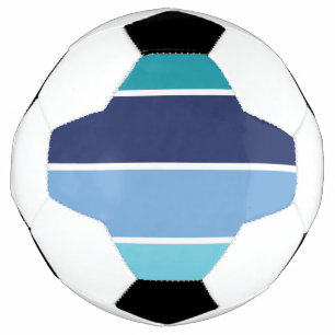 Bola De Futebol Bandas Azuis
