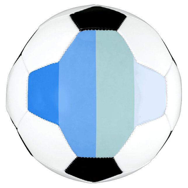 Bola De Futebol Bandas Azuis (Frente)