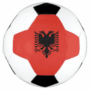 Bola De Futebol Bandeira albanesa