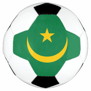 Bola De Futebol Bandeira Antiga da Mauritânia