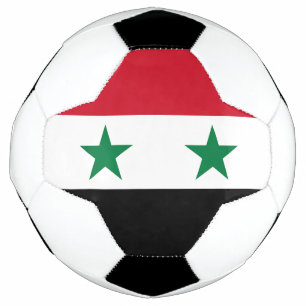 Bola De Futebol Bandeira antiga da Síria