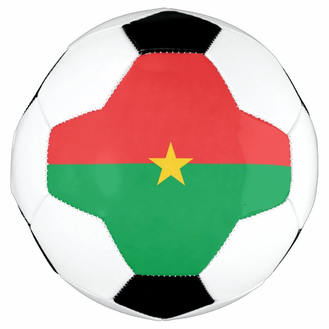 Bola De Futebol Bandeira Burkina Faso (Frente)