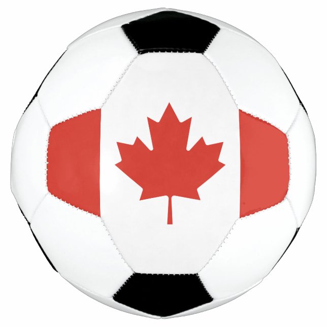 Bola De Futebol Bandeira Canadense Patriota (Frente)