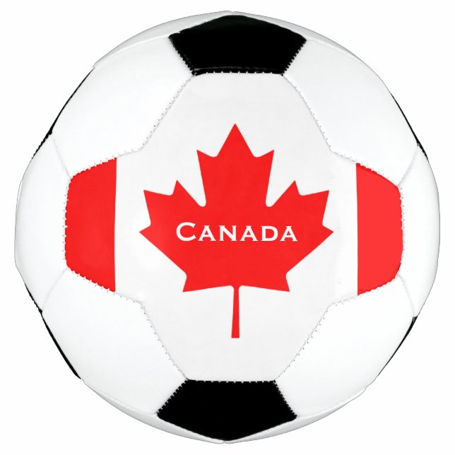 Bola De Futebol Bandeira Canadiana de Futebol (Frente)
