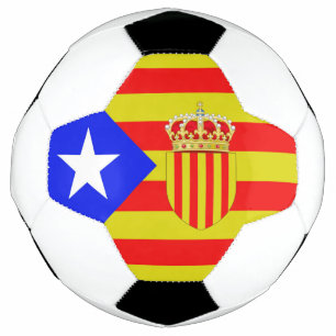 Bola De Futebol bandeira catalã