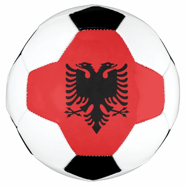 Bola De Futebol Bandeira da Albânia (Frente)