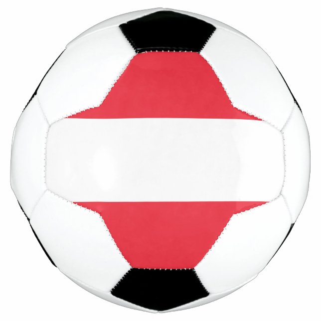 Bola De Futebol Bandeira da Áustria (Frente)