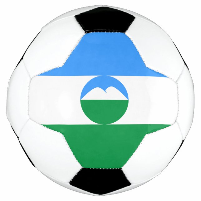 Bola De Futebol Bandeira da Cabárdia-Balcária (Frente)