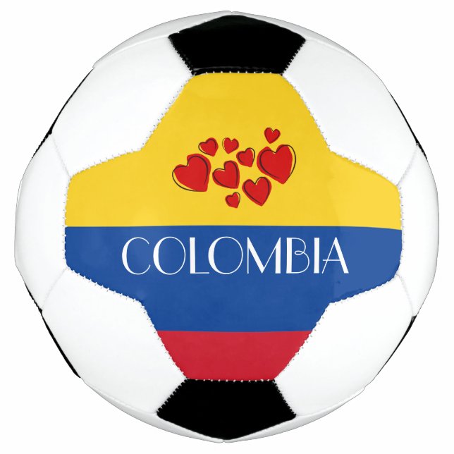 Bola De Futebol Bandeira da Colômbia (Frente)
