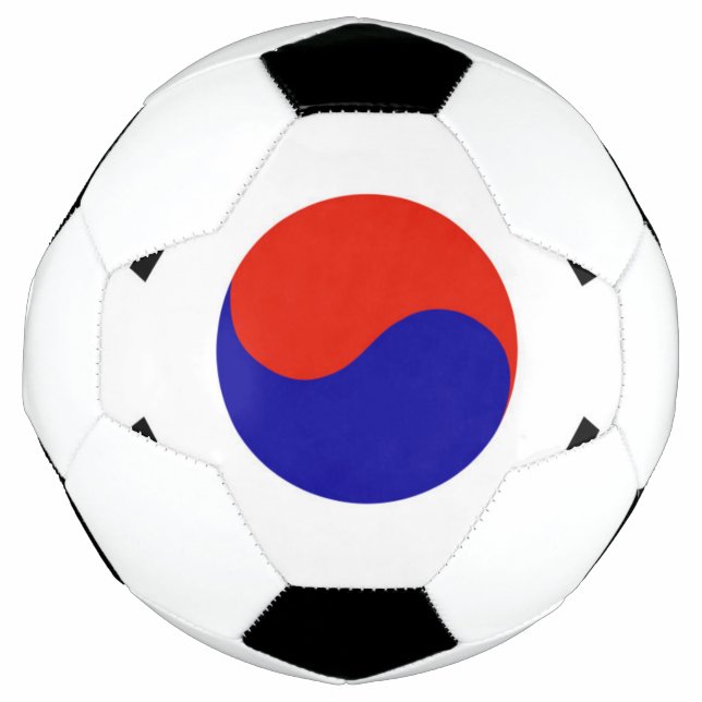 Bola De Futebol Bandeira da Coreia do Sul (Frente)