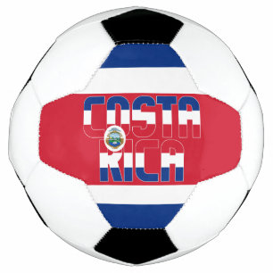 Bola De Futebol Bandeira da Costa Rica Tricolor Patriótico