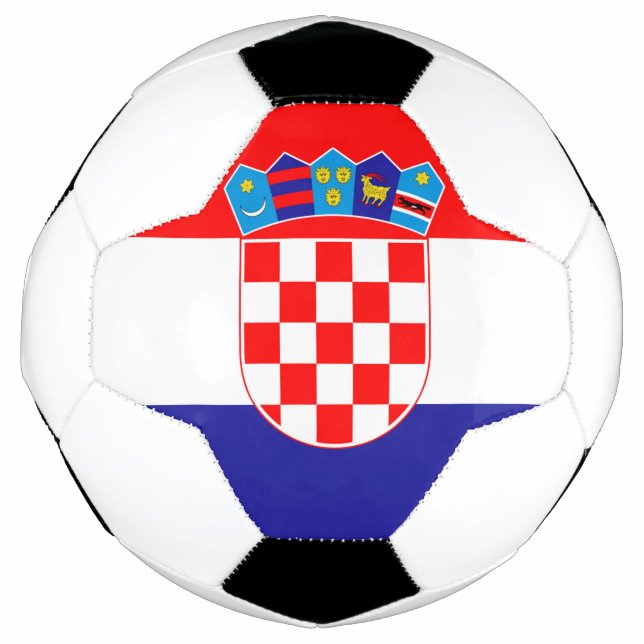 Bola De Futebol Bandeira da Croácia (Frente)