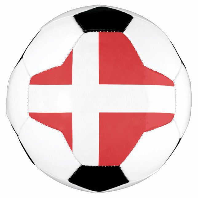 Bola De Futebol Bandeira da Dinamarca (Frente)