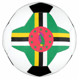 Bola De Futebol Bandeira da Domínica