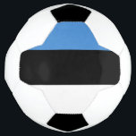 Bola De Futebol Bandeira da Estônia<br><div class="desc">Bandeira da Estônia</div>