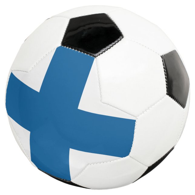 Bola De Futebol Bandeira da Finlândia (Três quartos)