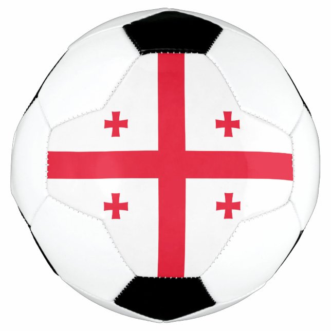 Bola De Futebol Bandeira da Geórgia (Frente)