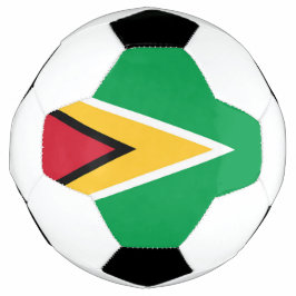 Bola De Futebol bandeira da Guiana