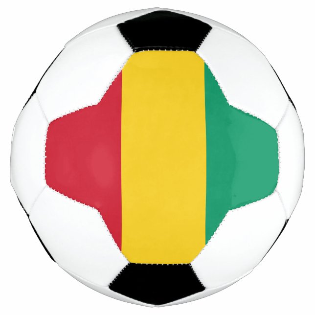 Bola De Futebol Bandeira da Guiné (Frente)