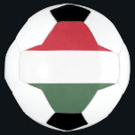 Bola De Futebol Bandeira da Hungria<br><div class="desc">Bandeira Patriótica da Hungria.</div>