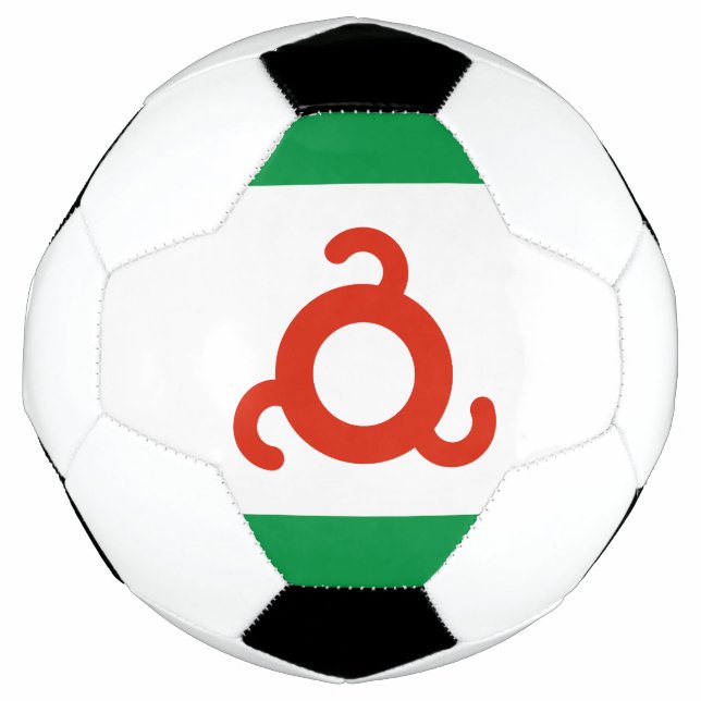 Bola De Futebol Bandeira da Ingushetia (Frente)