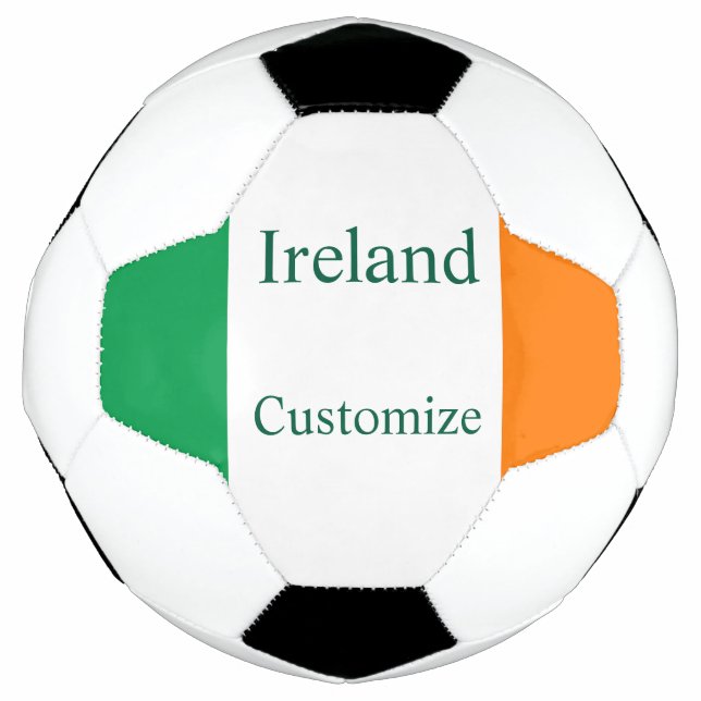 Bola De Futebol Bandeira da Irlanda Thunder_Cove (Frente)