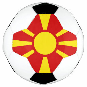 Bola De Futebol Bandeira da Macedônia do Norte