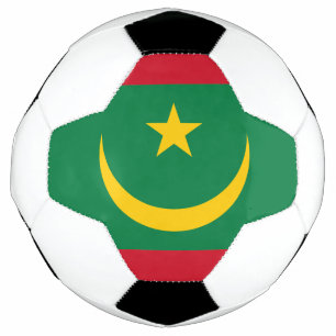Bola De Futebol Bandeira da Mauritânia