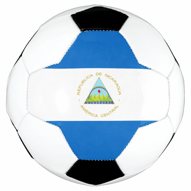 Bola De Futebol Bandeira da Nicarágua (Frente)
