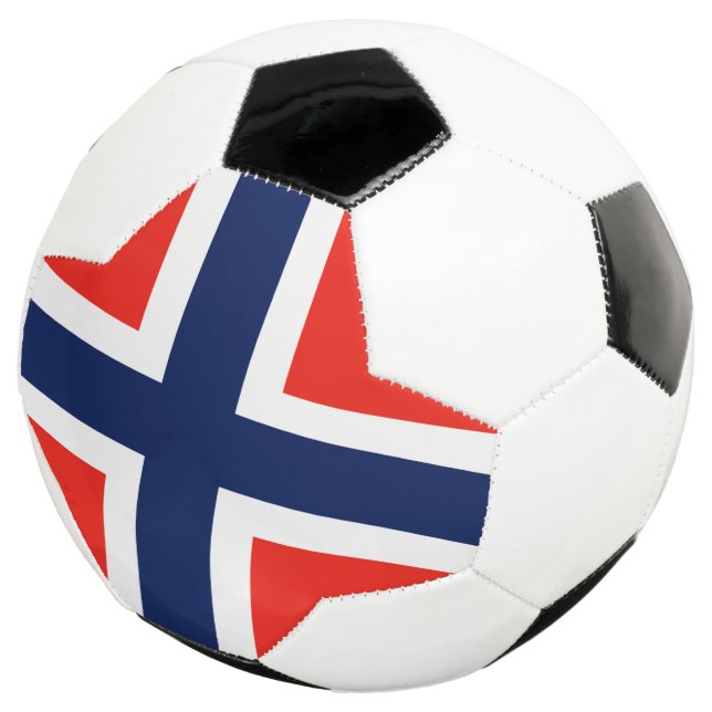 Bola De Futebol Bandeira da Noruega (Três quartos)