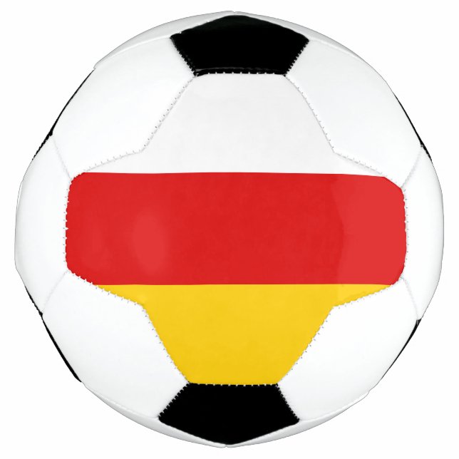 Bola De Futebol Bandeira da Ossétia do Sul (Frente)