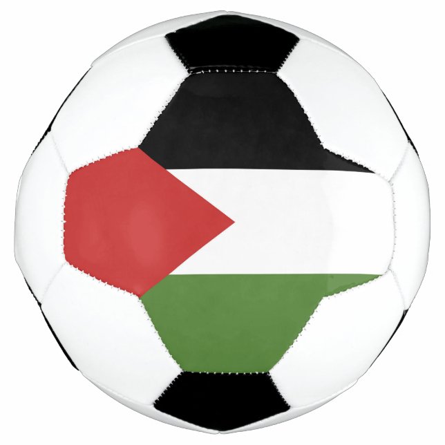 Bola De Futebol bandeira da Palestina (Frente)