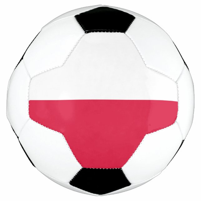 Bola De Futebol Bandeira da Polônia (Frente)