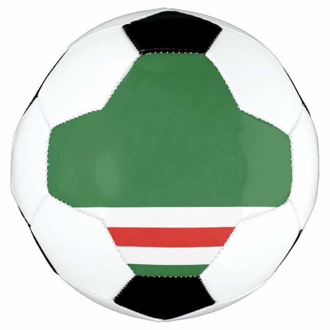 Bola De Futebol Bandeira da República Chechena de Ichkeria (Frente)