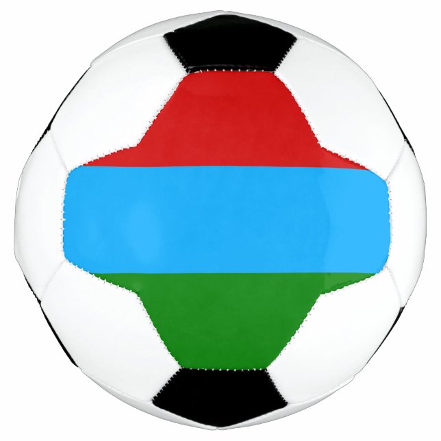 Bola De Futebol Bandeira da República da Carélia (Frente)