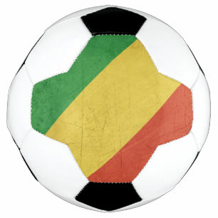 Bola De Futebol Bandeira da República do Congo