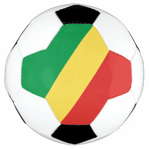 Bola De Futebol Bandeira da República do Congo