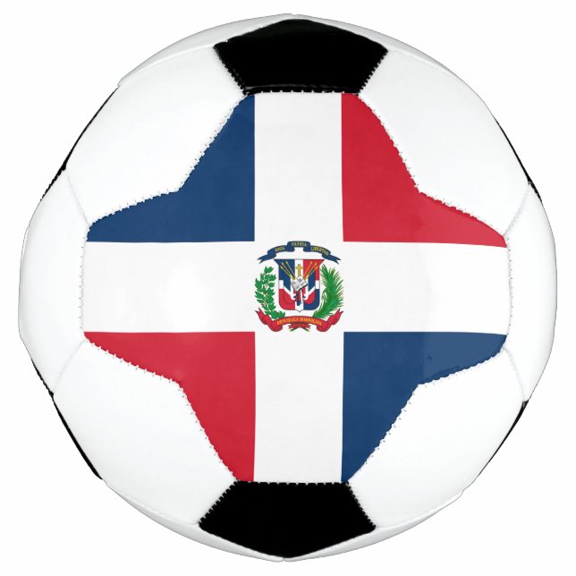 Bola De Futebol Bandeira da República Dominicana (Frente)