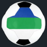 Bola De Futebol Bandeira da República Komi<br><div class="desc">Bandeira patriótica da República Komi</div>