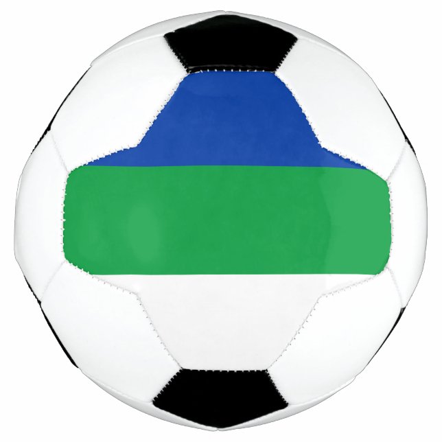 Bola De Futebol Bandeira da República Komi (Frente)