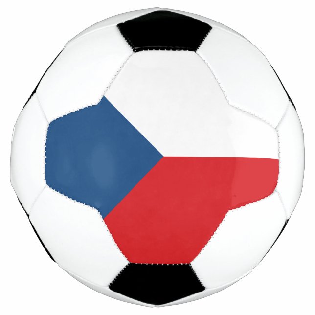 Bola De Futebol Bandeira da República Tcheca (Frente)