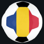 Bola De Futebol Bandeira da Romênia<br><div class="desc">Bandeira da Romênia</div>