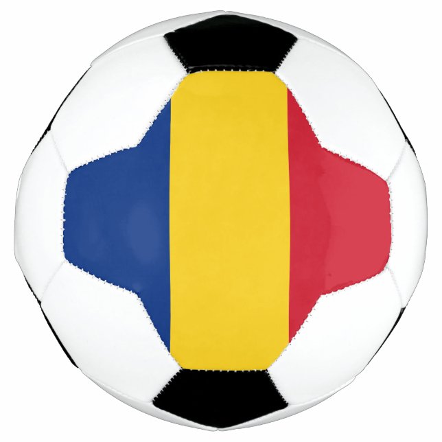 Bola De Futebol Bandeira da Romênia (Frente)