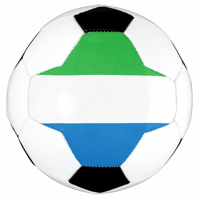 Bola De Futebol Bandeira da Serra Leoa (Frente)
