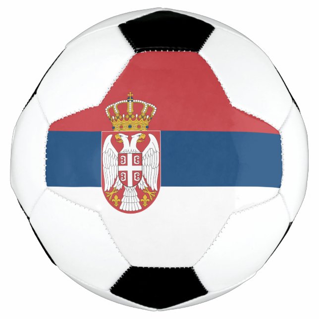 Bola De Futebol Bandeira da Sérvia (Frente)