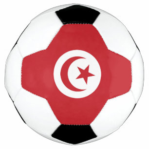 Bola De Futebol Bandeira da Tunísia