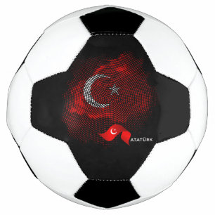 Bola De Futebol Bandeira da Turquia