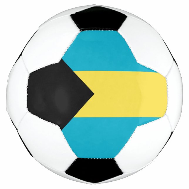 Bola De Futebol Bandeira das Bahamas (Frente)