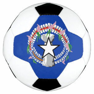 Bola De Futebol bandeira das Ilhas Marianas do Norte
